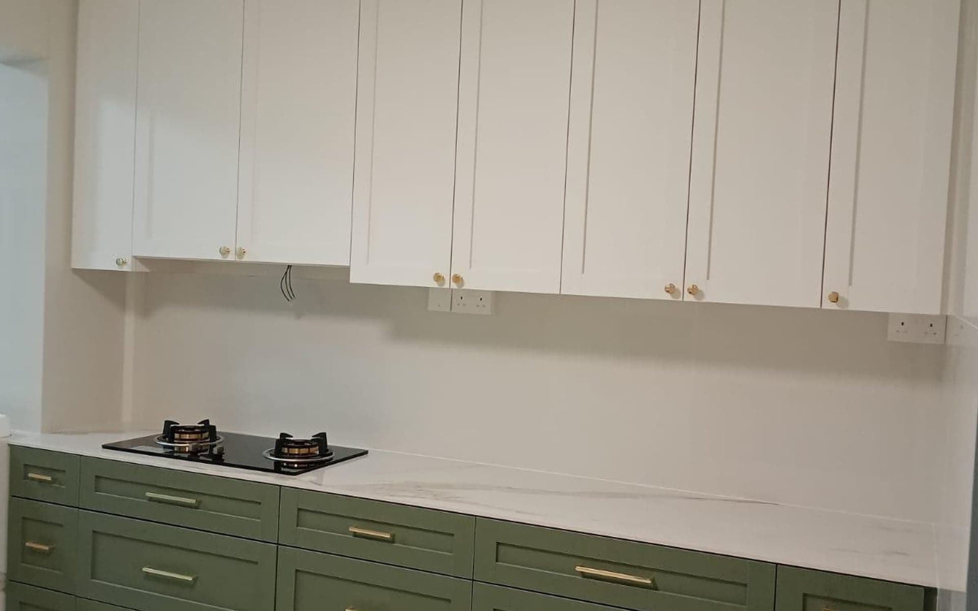 HDB kitchen cabinetry with compact storage planning
